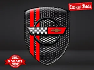 Corvette Design Adesivi Auto Resistenti Limitati Alta Qualità